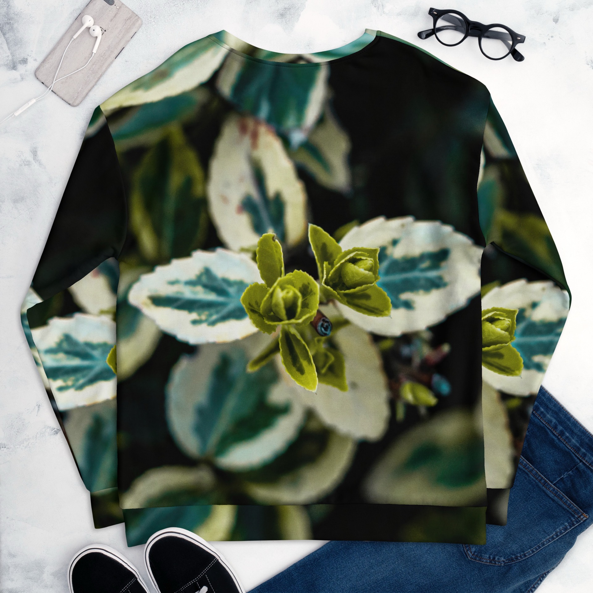Sweatshirt - "Godly Greens" view 2