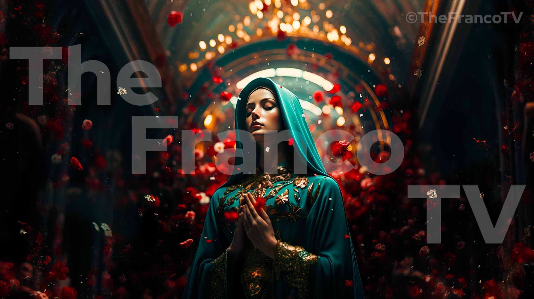 Mother Mary Praying view 2