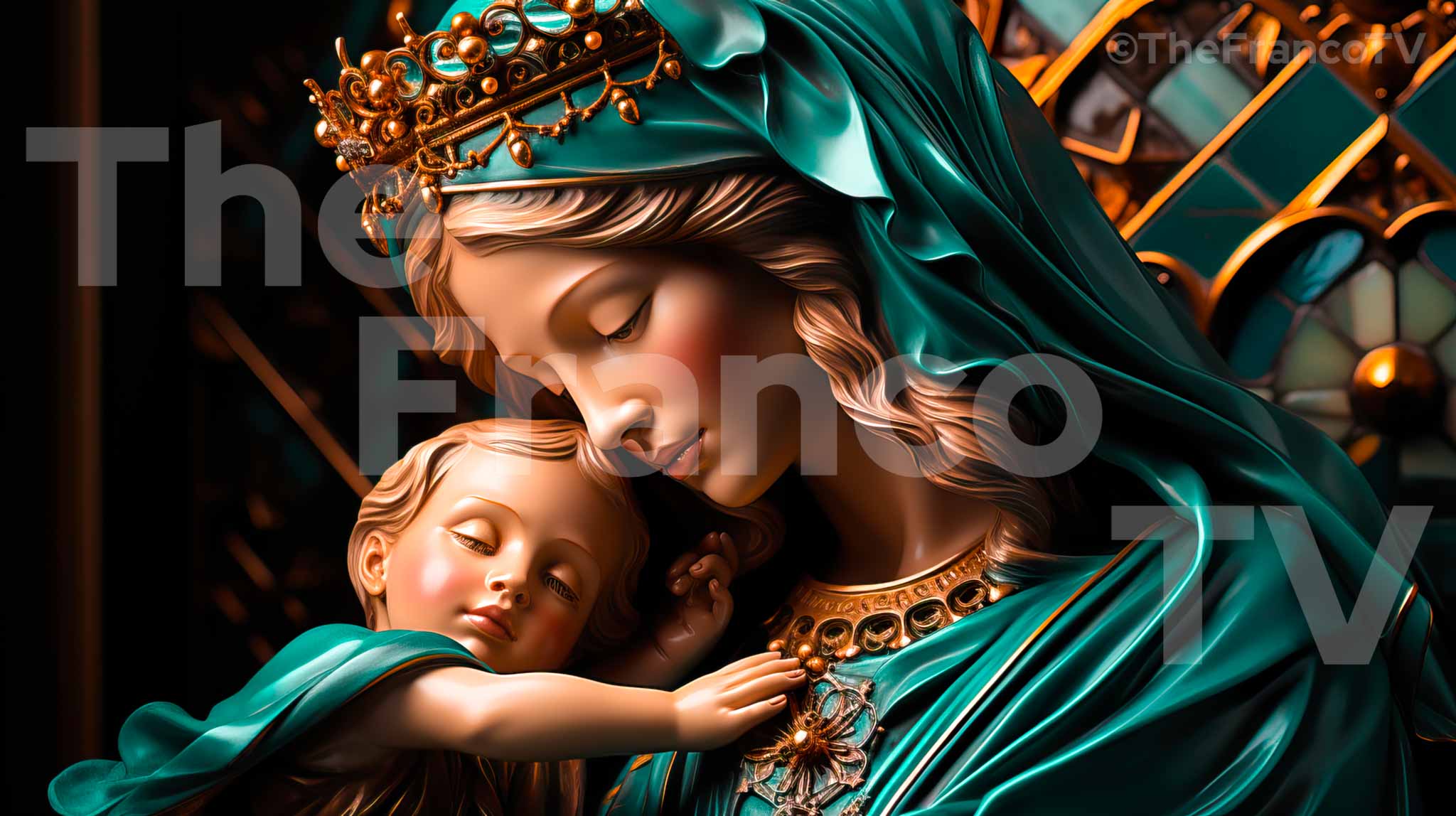 Mother Mary &amp; Baby Jesus view 4