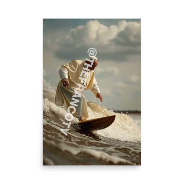 POSTER - Papa Surfing Daylight